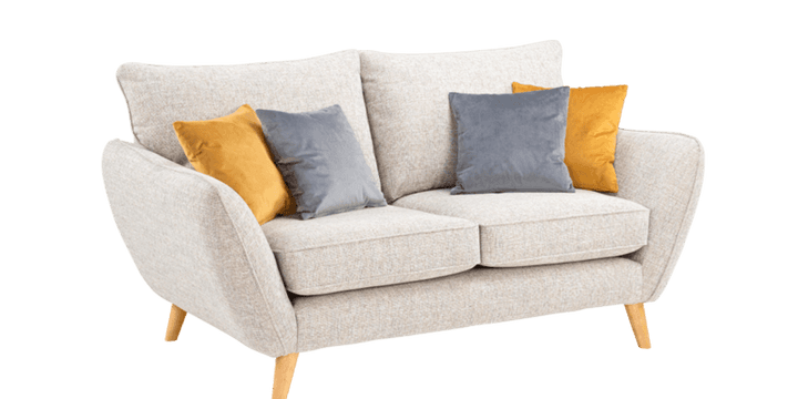 The Marshall 2 Seater High Back Scandi Sofa
