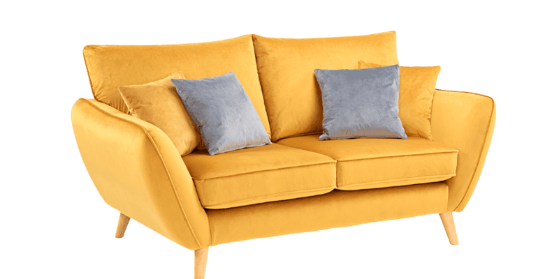 The Marshall 2 Seater High Back Scandi Sofa