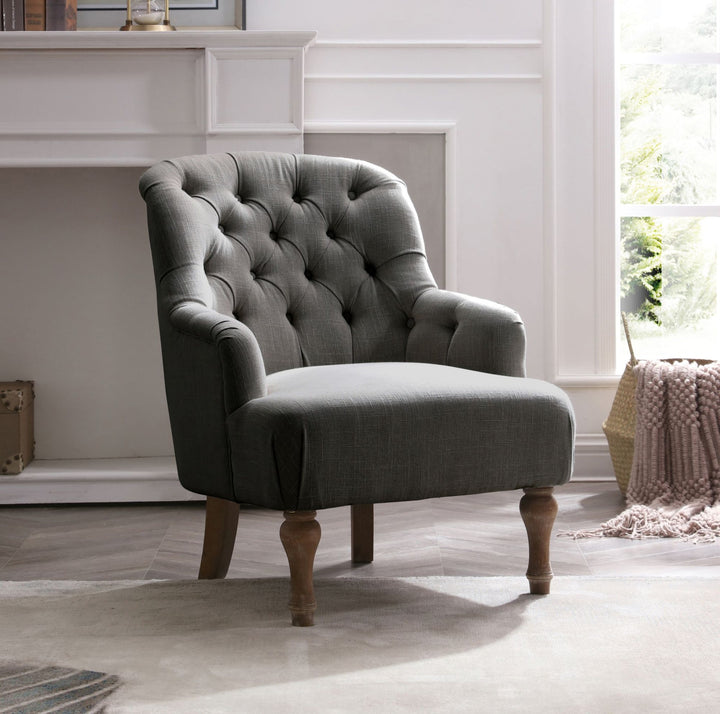 Briar Linen Accent Chair