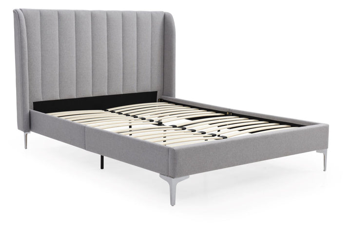 Astra Velvet Bed and Headboard