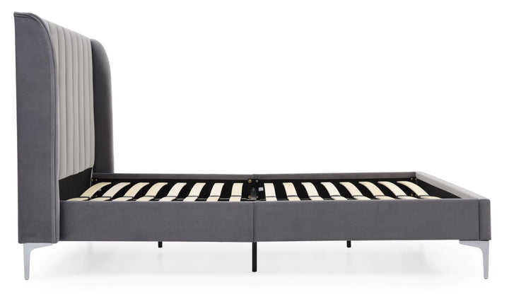 Astra Velvet Bed and Headboard