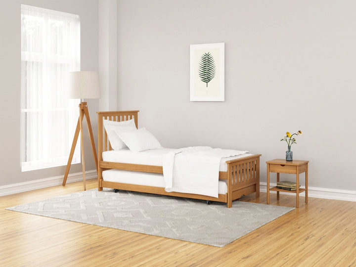 Edwin Oak Guest Bed