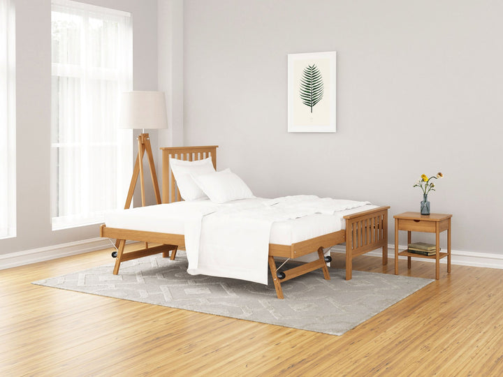 Edwin Oak Guest Bed