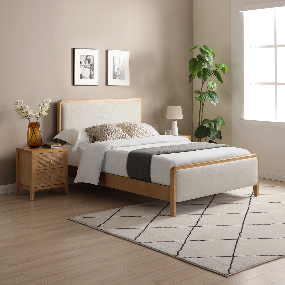 Avalon Upholstered Wooden Bed Frame