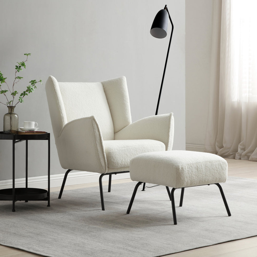 Zenith Accent Chair & Footstool