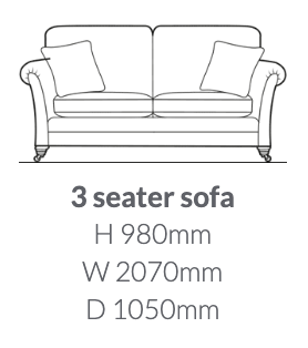 Barra 3 Seater Sofa