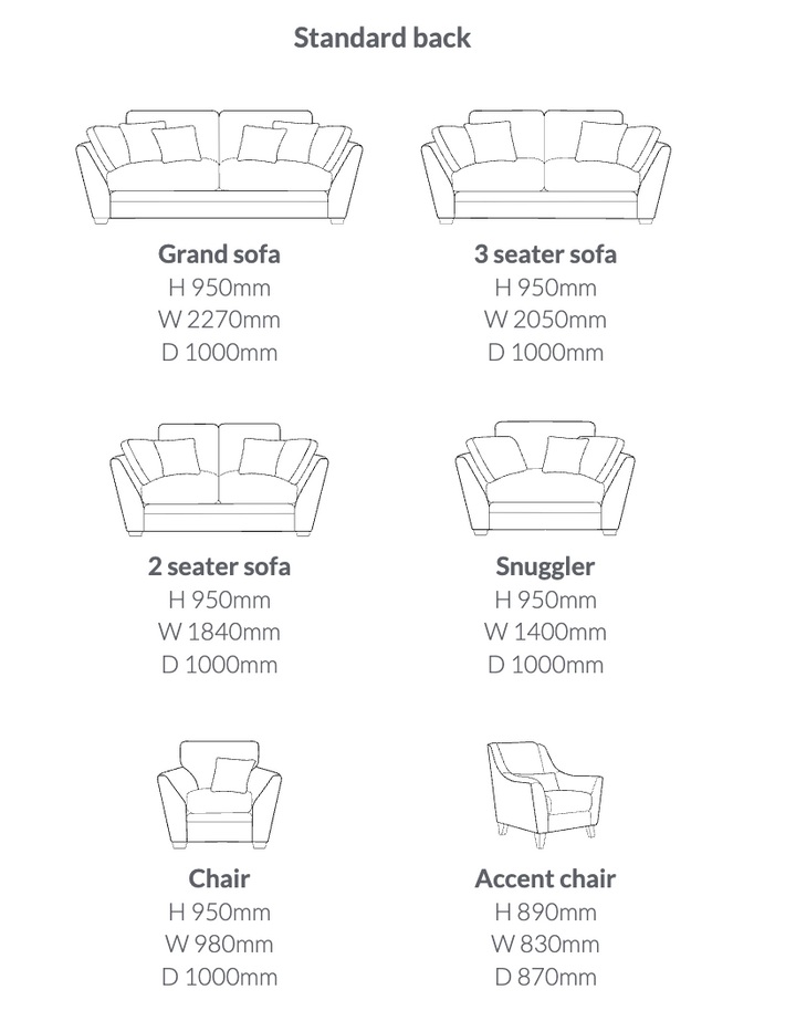 Camille Sofa and Chair Collection