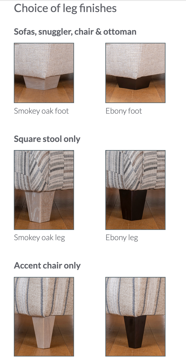 Camille Sofa and Chair Collection