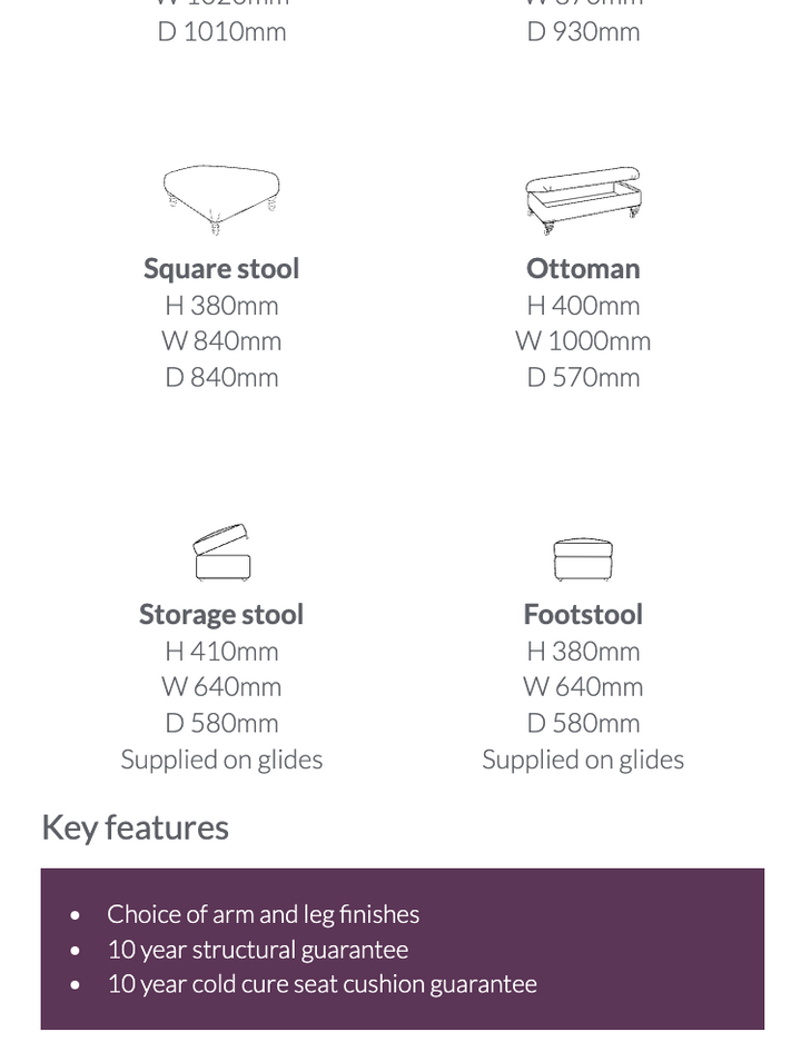 Witney Sofa and Chair Collection